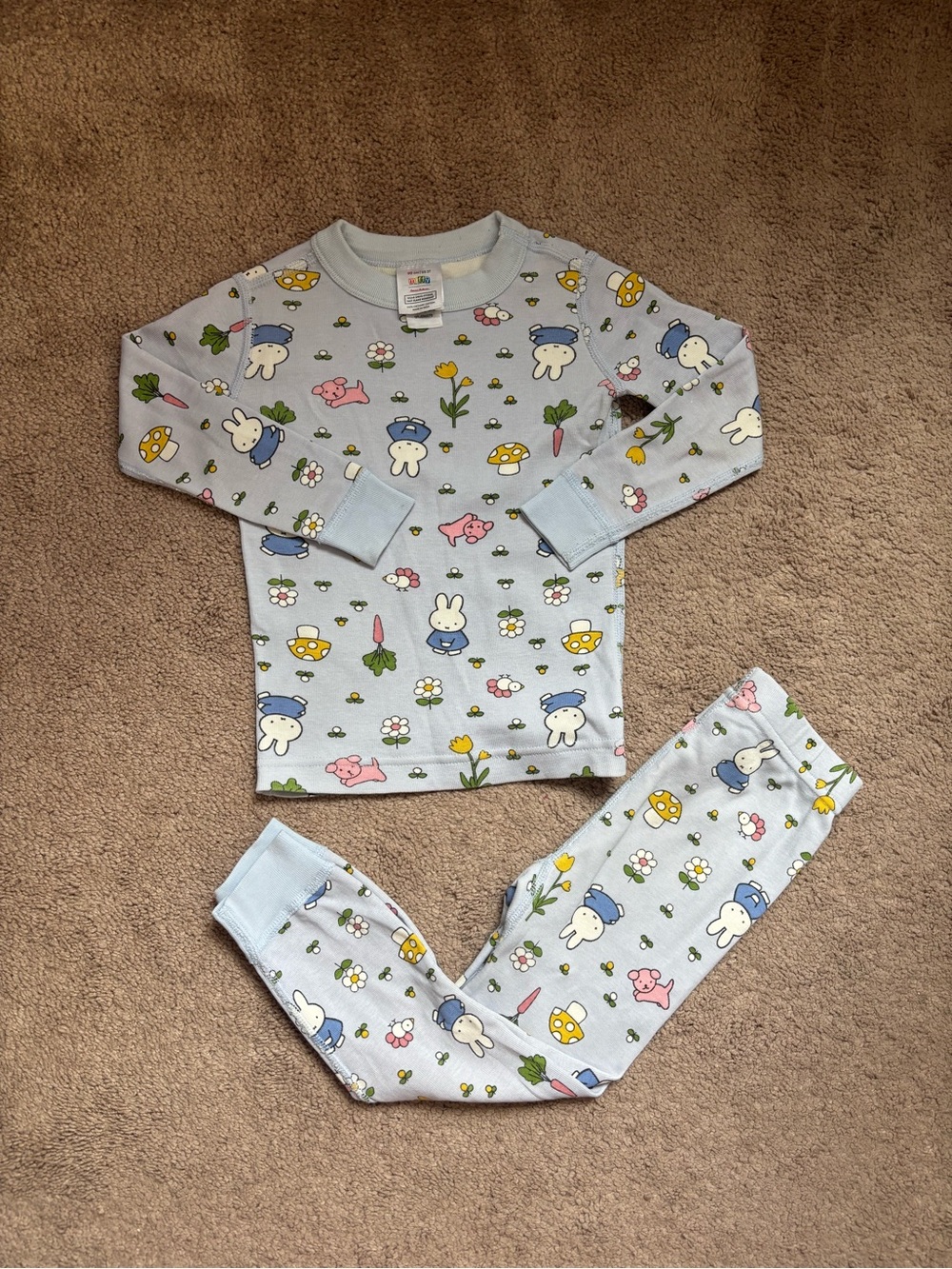 Hanna Andersson Kids Miffy Bunny Pajama Set 3T